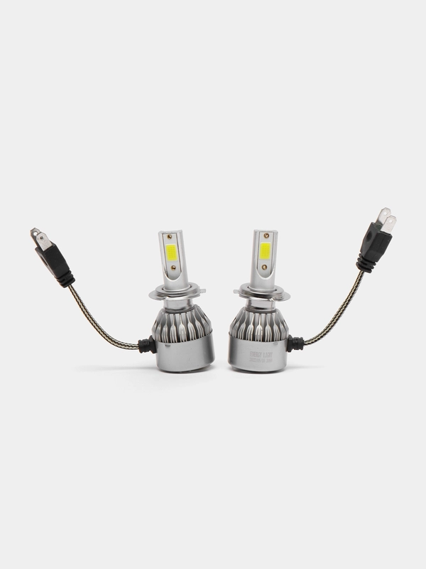 Светодиодная LED лампа C6-Н1, H3, H4, H7, H11, HB3, HB4 6500K, DC9-32V, 2 штуки