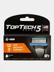8 сменных кассет для бритья TopTech Razor5. Совместимы с Gillette Fusion5, Fusion ProGlide
