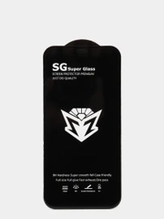 Защитное закаленное стекло SuperGlass для iPhone SE/7/8/Plus/Xs/XR,11/12 Pro Max+салфетки