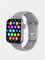 Серебряный умные смарт часы Smart Watch DT No.1 с беспроводной зарядкой, 45мм
