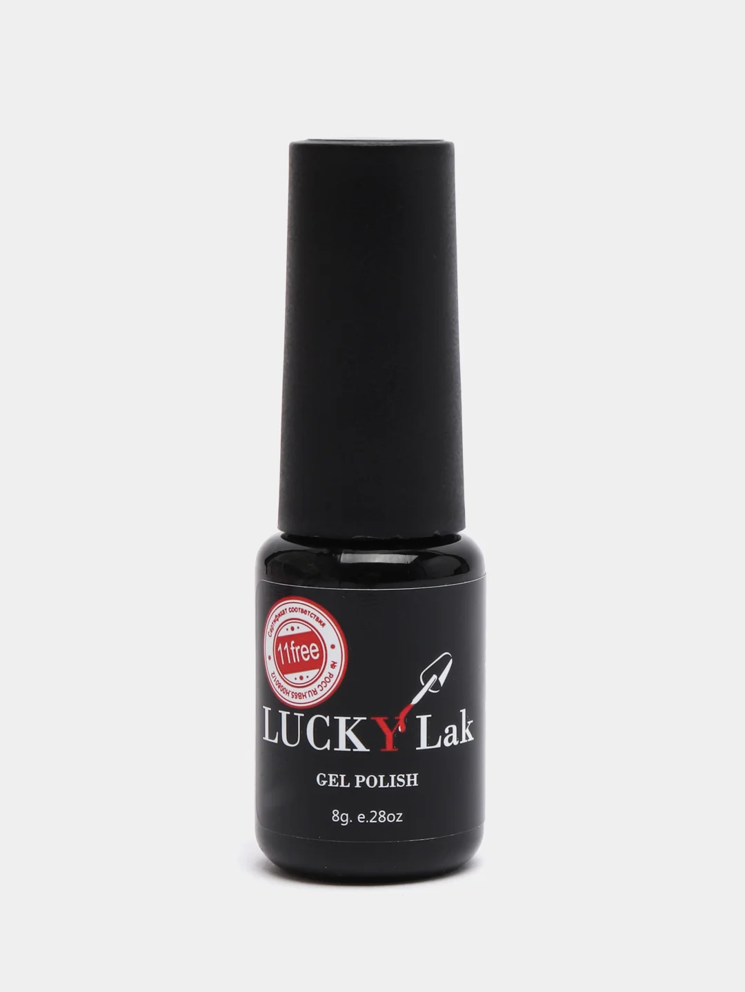 Вишнёвый гель лак для маникюра и педикюра Luckylak Kapsula 07, 8g яркая фуксия