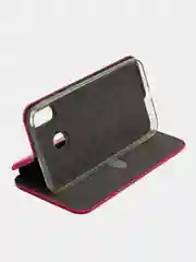 Фуксия чехол книжка на Samsung Galaxy M20, из эко кожи, с карманом