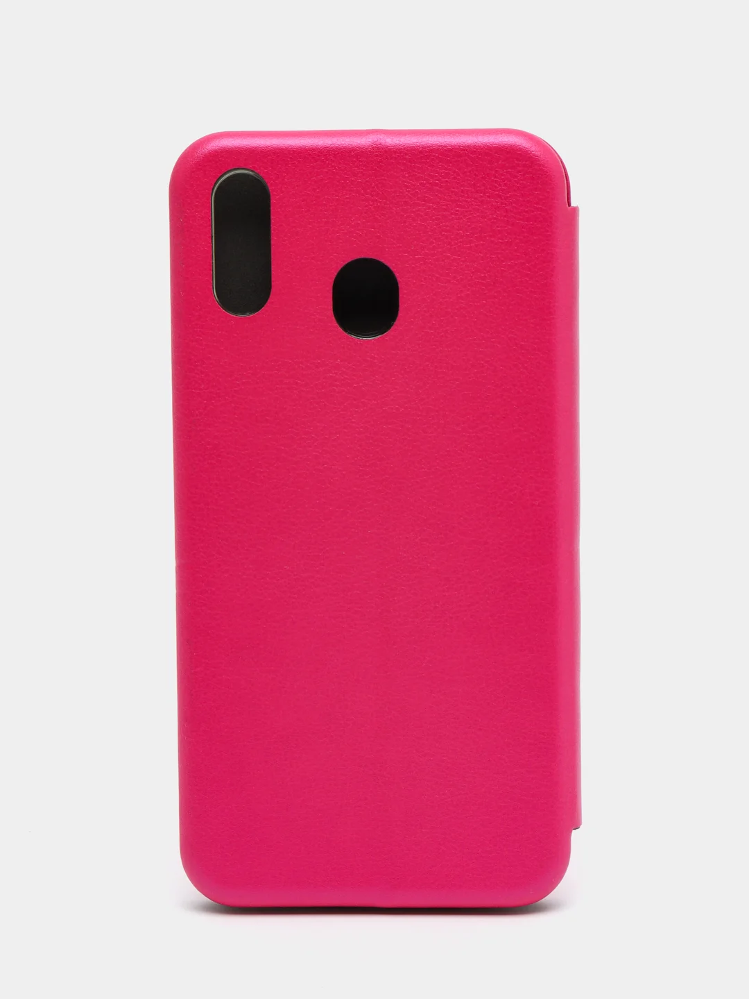 Фуксия чехол книжка на Samsung Galaxy M20, из эко кожи, с карманом