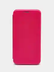 Фуксия чехол книжка на Samsung Galaxy M20, из эко кожи, с карманом