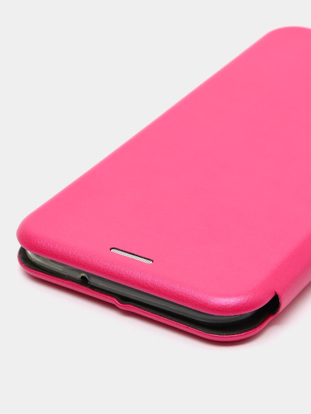 Фуксия чехол книжка на Samsung Galaxy M20, из эко кожи, с карманом