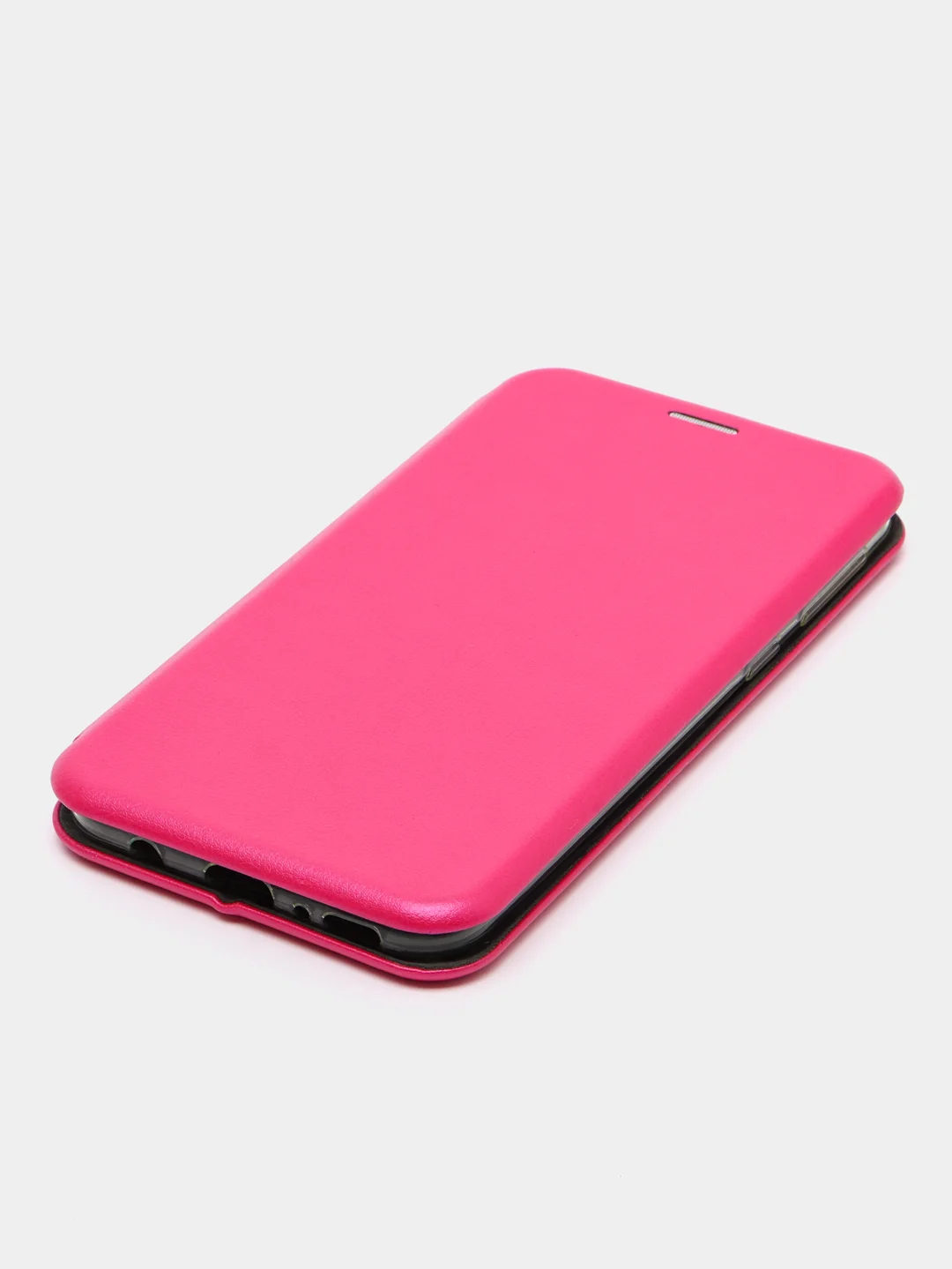 Фуксия чехол книжка на Samsung Galaxy M20, из эко кожи, с карманом