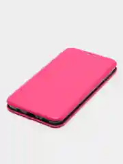 Фуксия чехол книжка на Samsung Galaxy M20, из эко кожи, с карманом