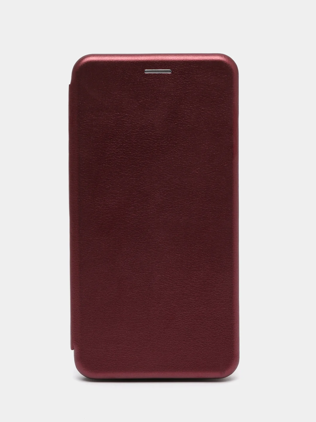 Бордовый чехол книжка на Samsung Galaxy S10 5G, из экокожи