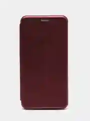 Бордовый чехол книжка на Samsung Galaxy S10 5G, из экокожи