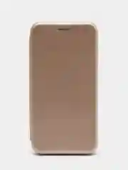 Золотой чехол книжка на Nokia 2.3, 3.2, 4.2, из эко кожи, с карманом для карт