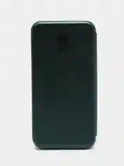 Зеленый чехол книжка на Nokia 2.3, 3.2, 4.2, из эко кожи, с карманом для карт