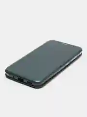 Зеленый чехол книжка на Nokia 2.3, 3.2, 4.2, из эко кожи, с карманом для карт