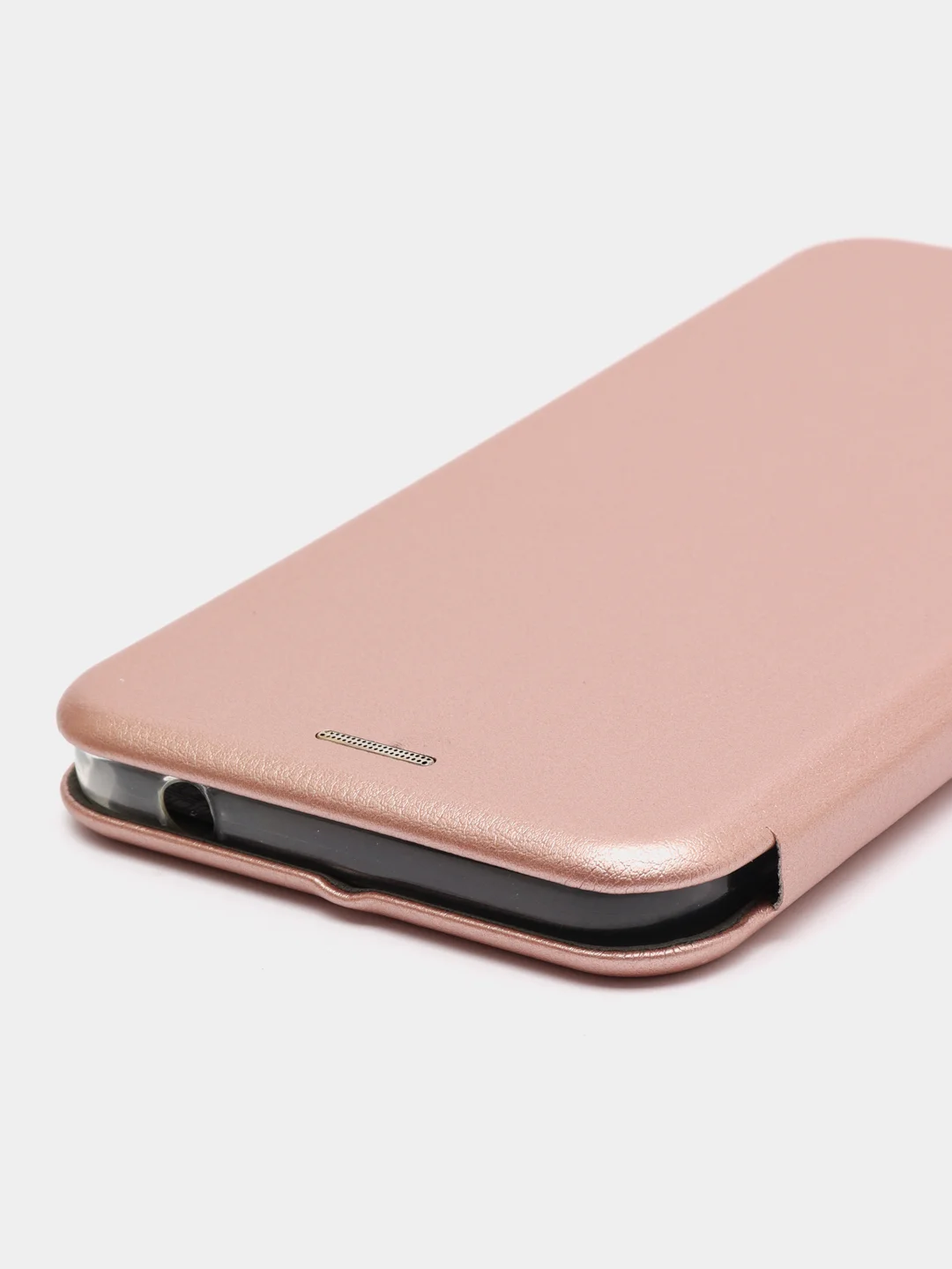Розовый чехол книжка на Nokia 2.3, 3.2, 4.2, из эко кожи, с карманом для карт