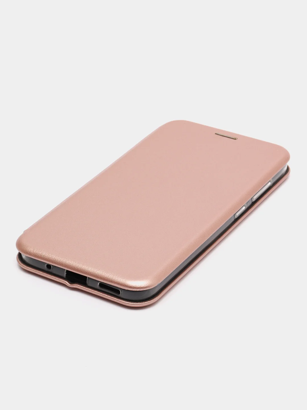 Розовый чехол книжка на Nokia 2.3, 3.2, 4.2, из эко кожи, с карманом для карт