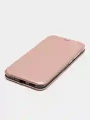 Розовый чехол книжка на Nokia 2.3, 3.2, 4.2, из эко кожи, с карманом для карт