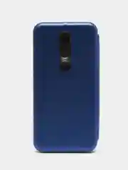 Синий чехол книжка на Nokia 2.3, 3.2, 4.2, из эко кожи, с карманом для карт