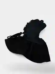 Подшлемник спилковый, с пелериной
