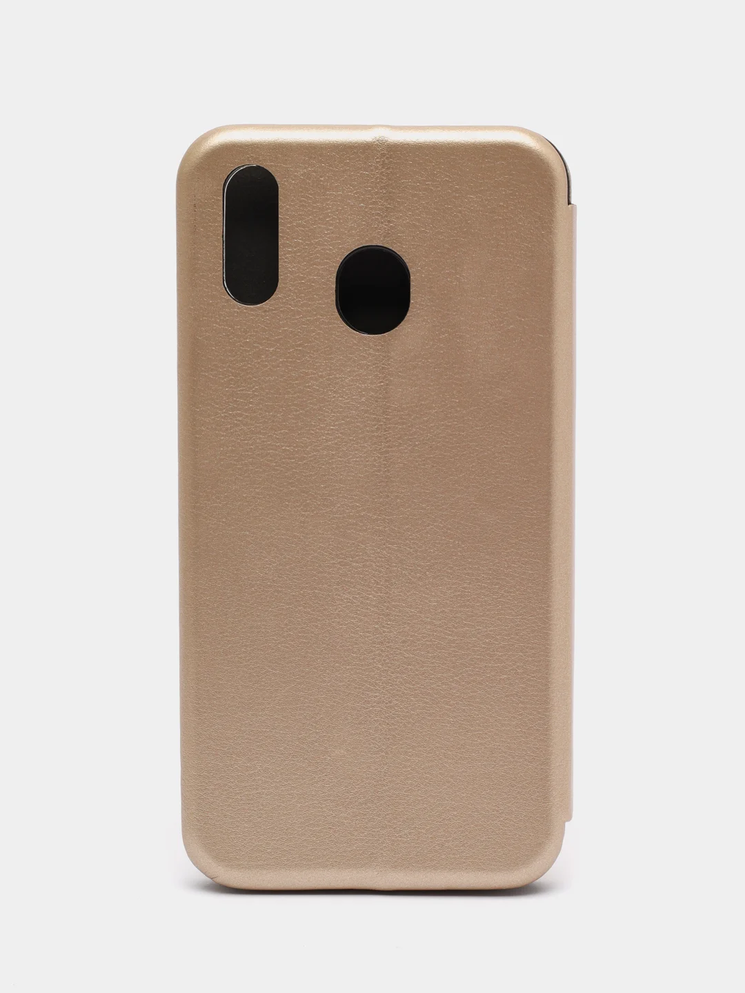 Золотой чехол книжка на Samsung Galaxy M20, из эко кожи, с карманом