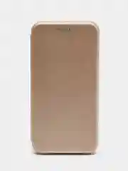 Золотой чехол книжка на Samsung Galaxy M20, из эко кожи, с карманом