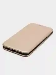 Золотой чехол книжка на Samsung Galaxy M20, из эко кожи, с карманом