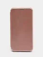 Розовый чехол книжка на Samsung Galaxy M20, из эко кожи, с карманом