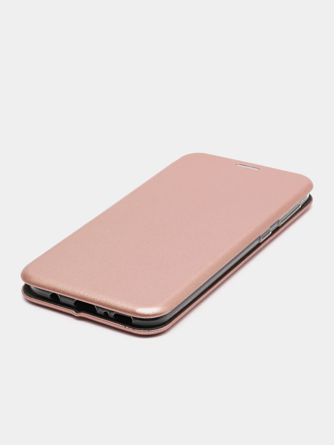 Розовый чехол книжка на Samsung Galaxy M20, из эко кожи, с карманом