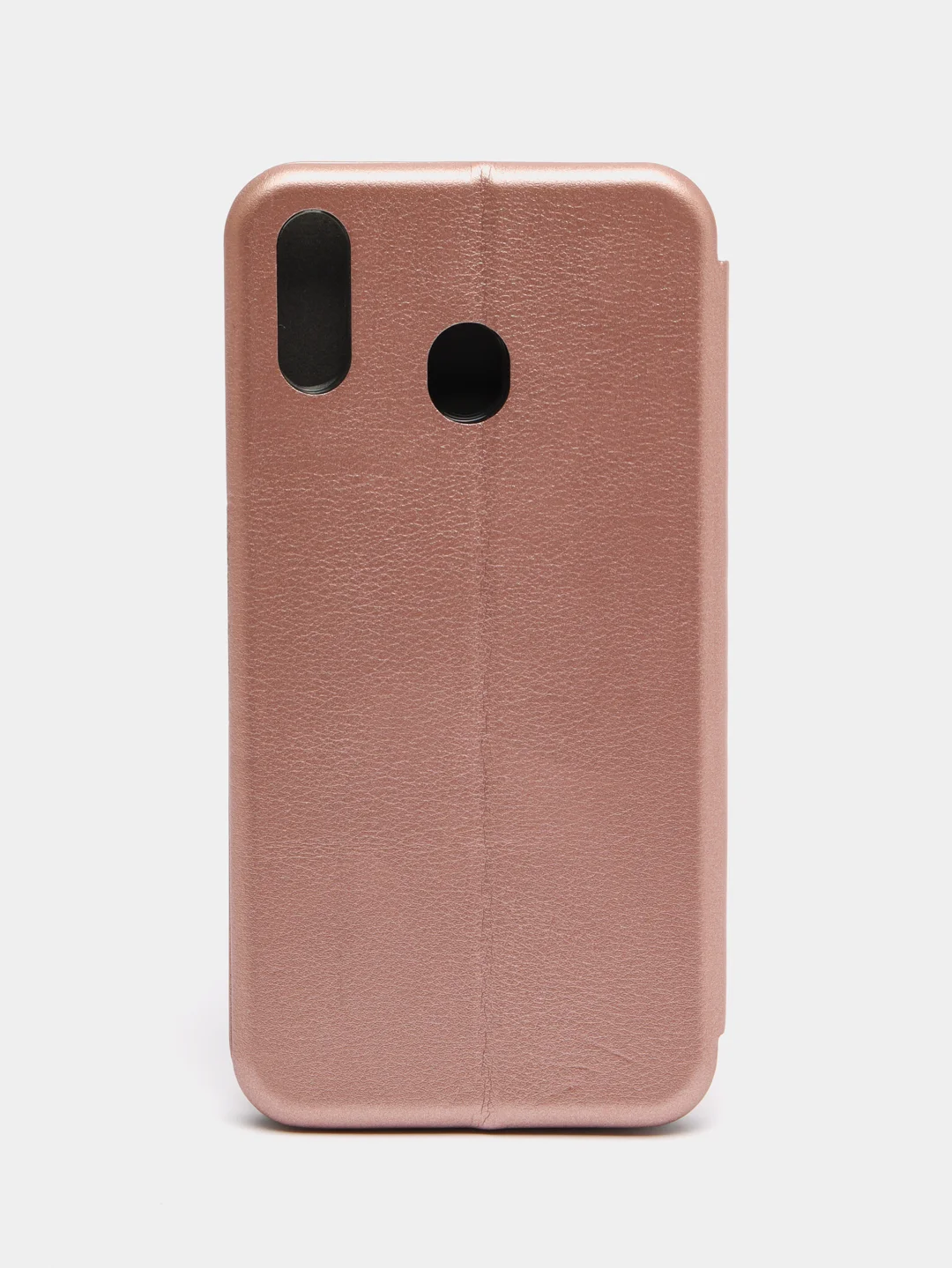 Розовый чехол книжка на Samsung Galaxy M20, из эко кожи, с карманом