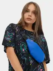 Синий поясная сумка