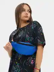 Синий поясная сумка