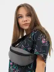 Угольный поясная сумка