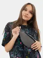 Угольный поясная сумка