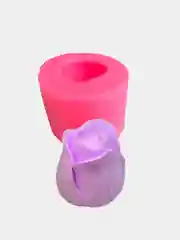 Розовый молд силиконовый "3D-Роза"