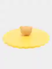Желтый крышка для кружки и стакана, вакуумная, непроливайка, силиконовая