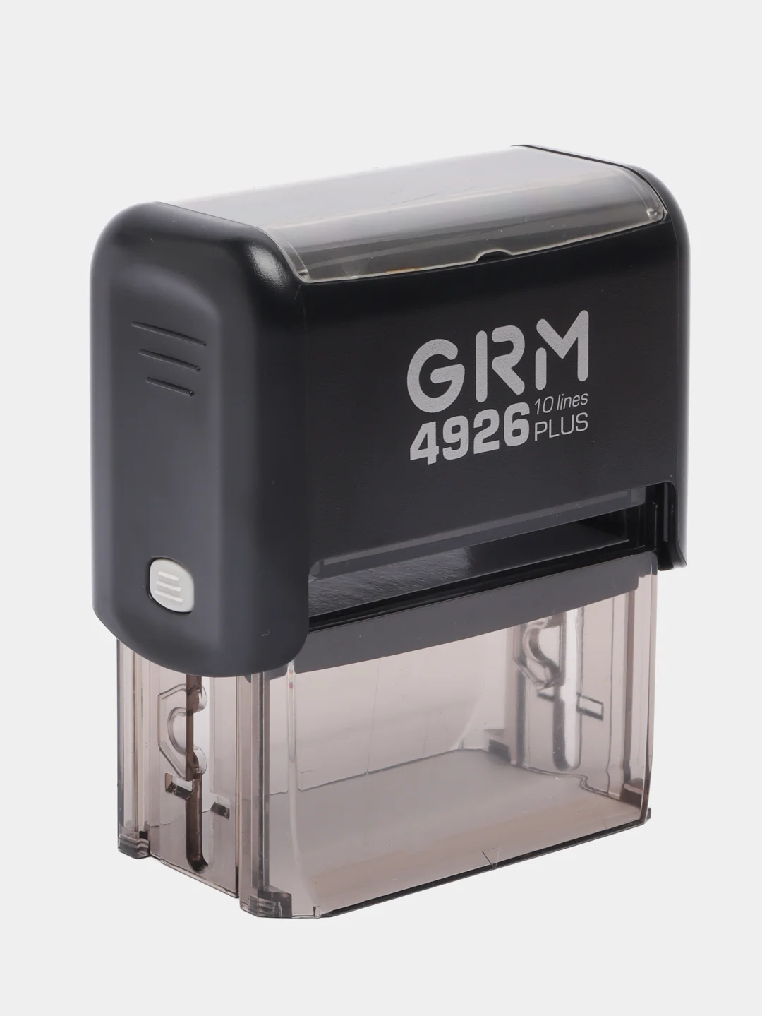 Черный автоматический штамп GRM 4926 Plus 75 х 38 мм, 10 строк
