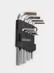 Набор инбусовых шестигранных ключей Biber 90503 CrV, 1.5-10 мм, 9 штук