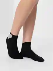 Черный носки женские, со стразами