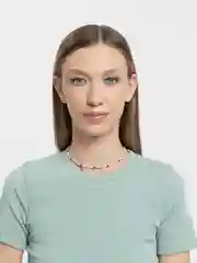 Коралловый меланж чокер/цепочка/ожерелье/колье из бисера на шею,разные цвета