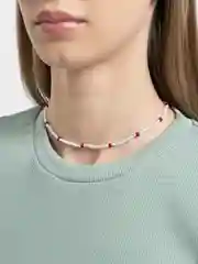 Коралловый меланж чокер/цепочка/ожерелье/колье из бисера на шею,разные цвета