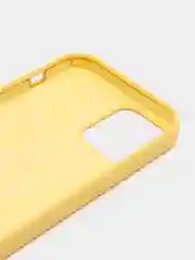 Лимонный чехол Silicone Case для iPhone 12 / iPhone 12 Pro, закрытый низ