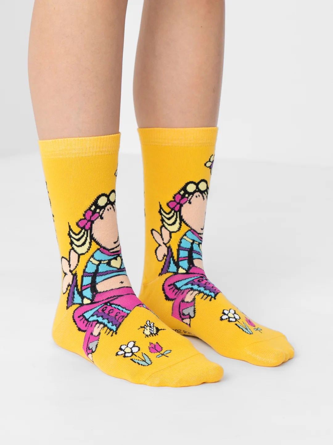 Носки с принтом "Groovy Chick"