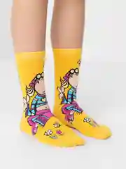 Носки с принтом "Groovy Chick"
