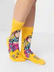 Носки с принтом "Groovy Chick"