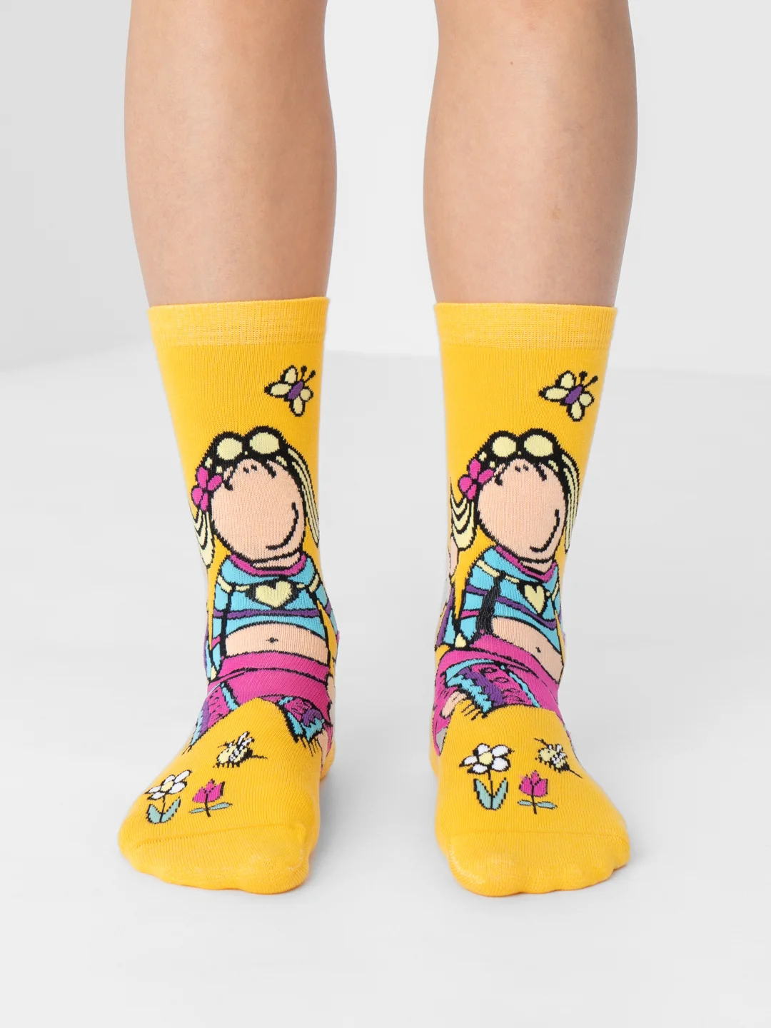 Носки с принтом "Groovy Chick"
