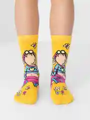 Носки с принтом "Groovy Chick"