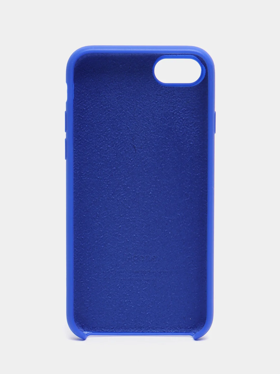 Индиго чехол Silicone Case для iPhone 7, 8, SE 2020, с открытым низом