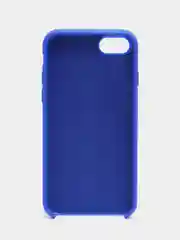 Индиго чехол Silicone Case для iPhone 7, 8, SE 2020, с открытым низом