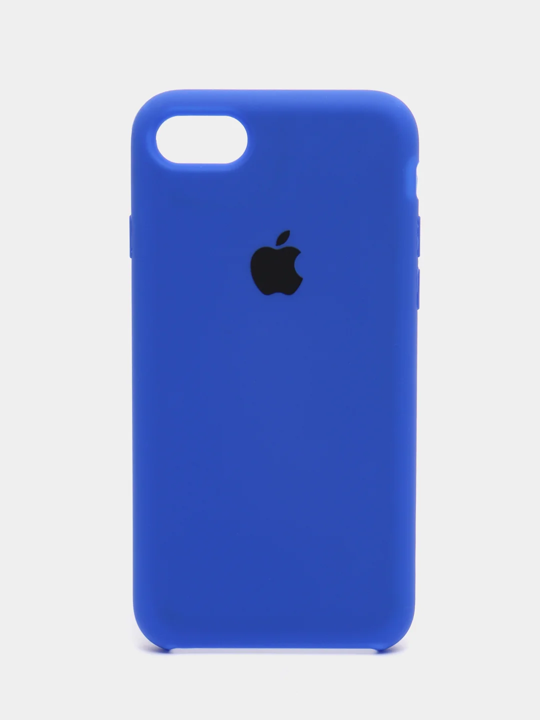 Индиго чехол Silicone Case для iPhone 7, 8, SE 2020, с открытым низом