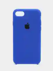 Индиго чехол Silicone Case для iPhone 7, 8, SE 2020, с открытым низом
