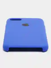 Индиго чехол Silicone Case для iPhone 7, 8, SE 2020, с открытым низом