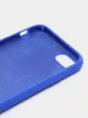 Индиго чехол Silicone Case для iPhone 7, 8, SE 2020, с открытым низом
